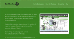 Desktop Screenshot of earthkosher.com