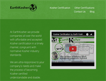 Tablet Screenshot of earthkosher.com